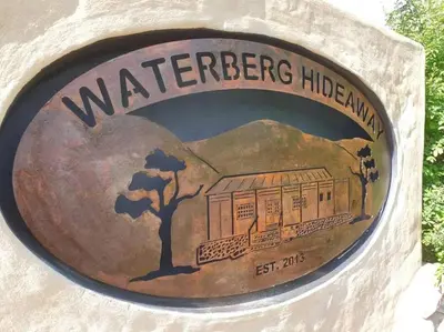 a sign that says watereracersheasternheasternheastheastheast at Waterberg Hideaway in Thabazimbi