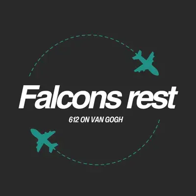 two planes flying in a circle with the text falcons rest at Falcons Rest in Pretoria