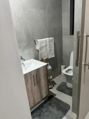 a bathroom with a sink and a toilet at Nyeza homes in Secunda