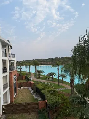 a view of the water from a building at The Blyde in Pretoria