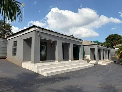 a building with steps in front of it at Lugogo Guesthouse in Thohoyandou