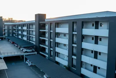 an aerial view of an apartment building at Apartments at Brooklyn/Waterkloof in Pretoria