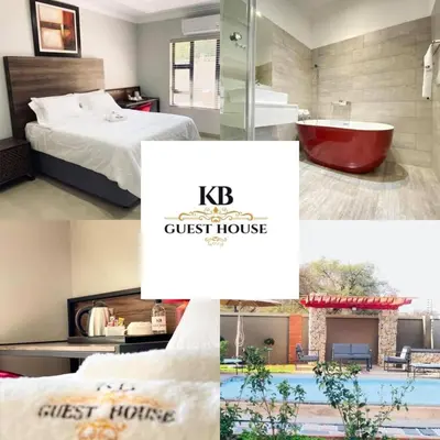 a collage of photos of a guest house at KB Guesthouse in Groblersdal