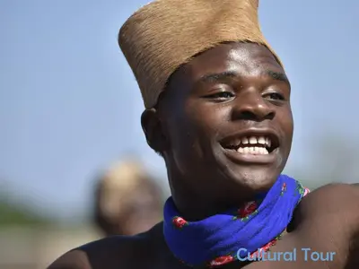 a young boy with a head band on his head at Kruger Wildlife Villas in Phalaborwa