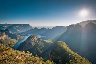 a view of the grand canyon from the top of a mountain at Villa Kudu - Exclusive and Serviced Safari Villa near Kruger Park in Hoedspruit