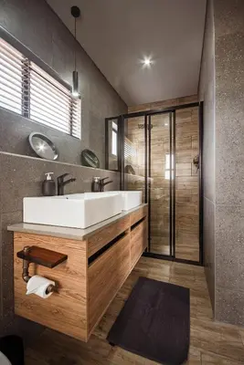 a bathroom with a sink and a shower at Highland Gate Dullstroom by Cloete's Nest in Dullstroom