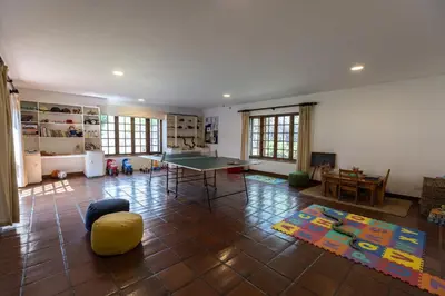 a living room with a ping pong table in it at Jembisa Bush Home in Melk River