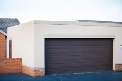 a garage door on the side of a house at Marelden security estate in Witbank