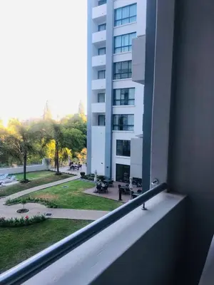 a view from a window of a building at Premier Lifestyle at The Regency in Pretoria