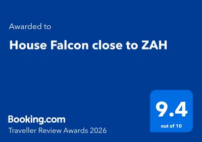 a blue screen with the words house fallen close to zhan at House Falcon in Pretoria