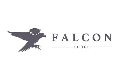 a bird flying logo template illustration at Falcon Lodge Bela Bela in Bela-Bela