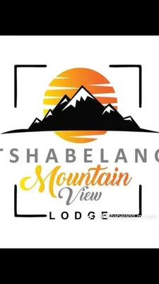 a mountain logo with the sun and mountains at TSHABELANG MOUNTAIN VIEW LODGE in Burgersfort