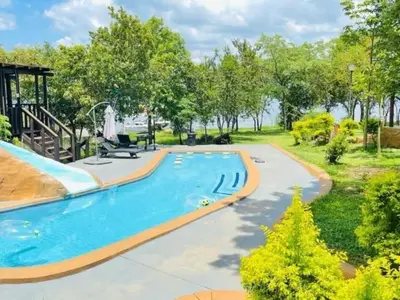 an image of a swimming pool in a yard at Ndi Musanda @ Nandoni in Vendaland