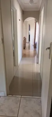 a hallway with a glass floor in a building at 15 Rottweiler Contractors Self-Catering in Pretoria
