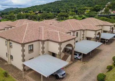 an overhead view of a row of houses with roofs at Self checkin - Modern Haven 2 Bedroom 43 in Nelspruit