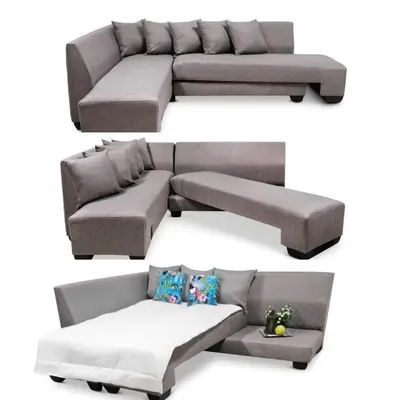 a sectional sofa and a sectional sleeper couch at Kiewiets Cradle Guest House in Pretoria
