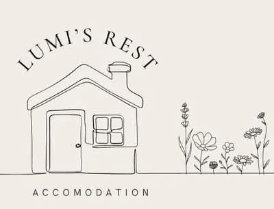 a doodle of a house and flowers at Lumis Rest in Tzaneen