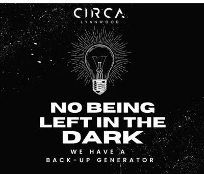 a poster for the movie no being left in the dark at Circa Lynwood flats,unit 223 Menlyn in Pretoria