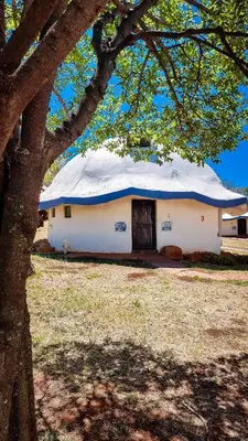 a large white building with a large tent at Kianga Lodge & Venue in Centurion