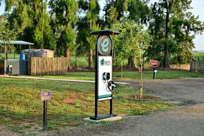a sign on the side of a road at SleepOver Malelane in Malelane