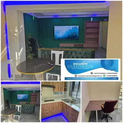 a collage of pictures of a conference room at Best Property Projects in Modimolle