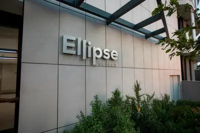 a sign on the side of a building at Ellipse Executive Haven in Midrand