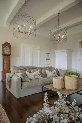 a living room with a couch and a table at Torburnlea Homestead Luxury Accommodation in Nelspruit