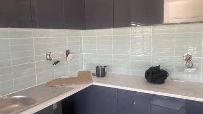 a kitchen with a sink and a counter top at 114 Zinnia in Midrand