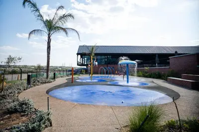 a small playground in front of a building at K47 propertyzz in Midrand
