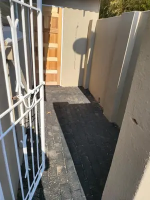 a stairway leading to a door of a house at Limewood Vintage in Sandton