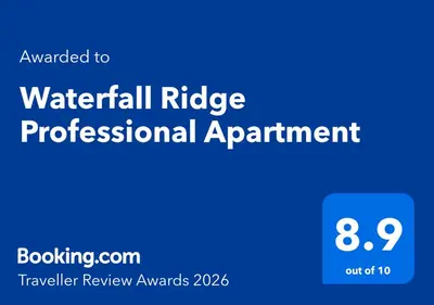 a blue sign with the wordsnatal ridge professional appointment at Waterfall Ridge Professional Apartment in Midrand