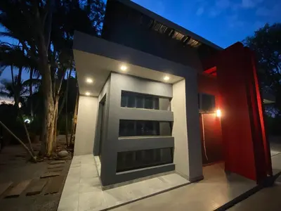 a building with a door on the side of it at Kwena Guesthouse in Groblersdal