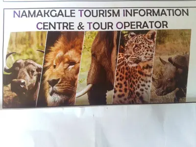 a book with a picture of a group of animals at Phalaborwa tourist center & tour operator in Makushane Location