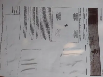 a page of a menu with a bunch of text at Phalaborwa tourist center & tour operator in Makushane Location