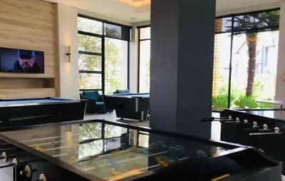 a game room with pool tables and billiards at The Blyde Paradise Luxury 1 Bed in Pretoria