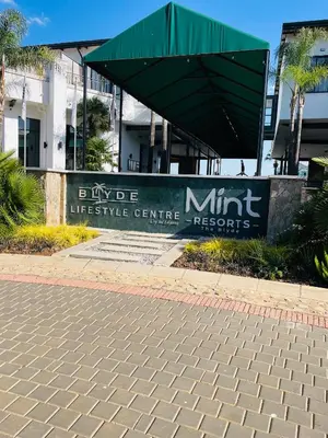a sign in front of a building at 2 Bedroom- The Blyde by Given in Pretoria