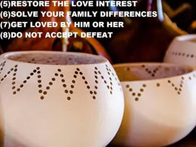 two white vases sitting on top of a table at Strong Spells To Fix Relationship Problem in Polokwane