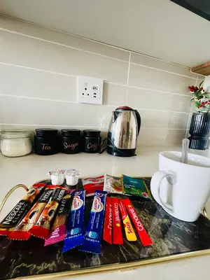 a counter top with some food on top of it at The Blyde Lagoon in Pretoria
