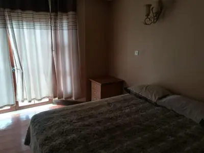 a bedroom with a bed and a window at Un-Furnished Rooms Contractors Accomodation at 66 Pongola Street, MIDDELBURG, Mpumalanga in Middelburg