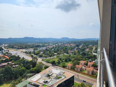 a view of a city from a building at The Regal Studio at The Capital Trilogy in Pretoria