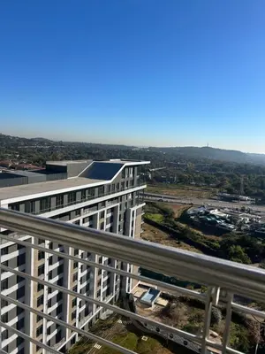 an overhead view of a building with a highway at Trilogy Cozy Studio in Pretoria