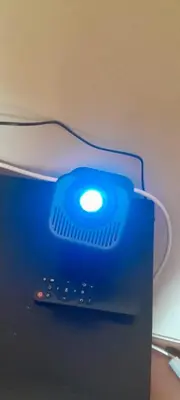 a blue object with a light on top at Cozy in Centurion