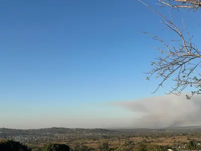 a view of the sky with clouds in the distance at Nkandla Yethu Guest House in Nelspruit