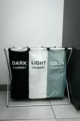 a table with light laundry signs on it at Waterfall luxe apartment in Kyalami