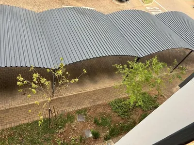an overhead view of a house with a plant at Gwendolen in Pretoria
