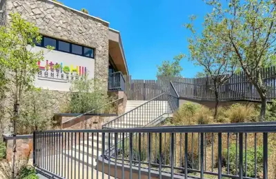 a set of stairs leading up to a building at #AlimamaSpaces The Rob's Polofields in Midrand