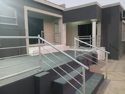 a view of a building with metal railing at Baraba's guest house in Nelspruit