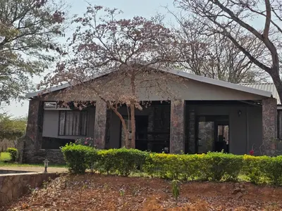 a house with a tree in front of it at Nandoni Maritime Home in Thohoyandou