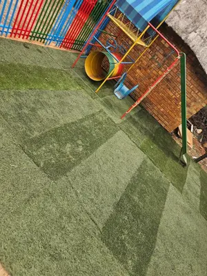 an overhead view of a playground with a pile at Jakaranda house in Pretoria