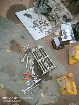 a pile of metal tools on the ground at V Mobile Automotive in Centurion